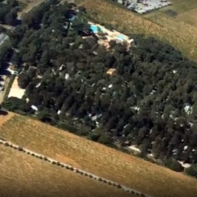 Camping Var parc aquatique vu du ciel
