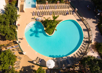 Piscine chauffées dans camping 4 étoiles