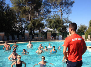 Hyères Espace aquatique Piscine chauffée Animation Aquagym 