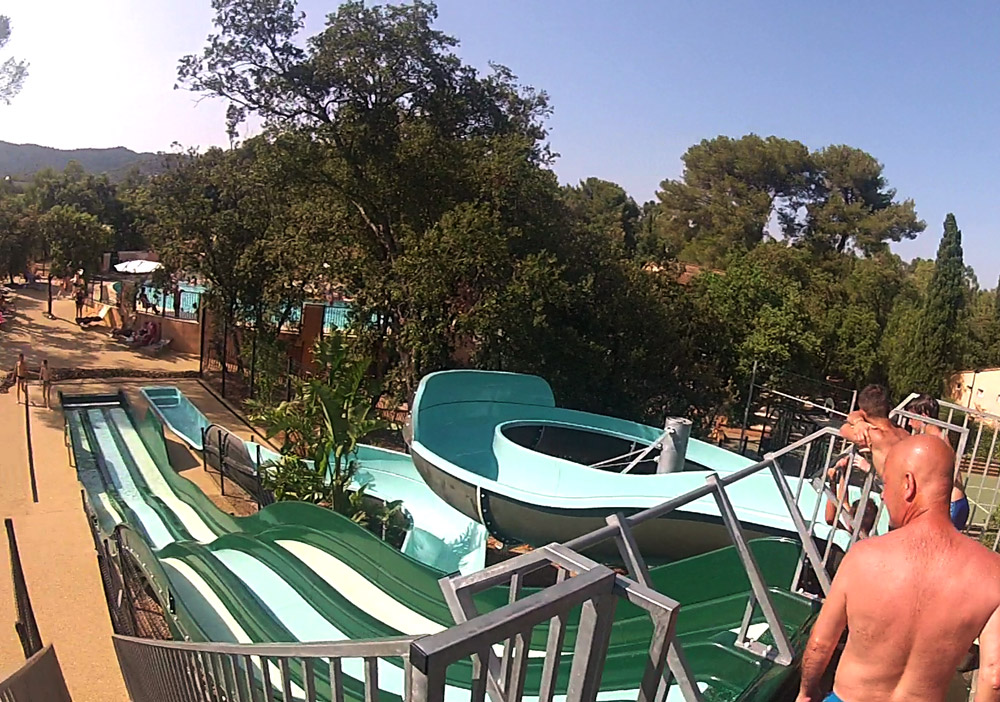 Camping Var Toboggan aquatique Jeux aquatiques Piscine chauffée