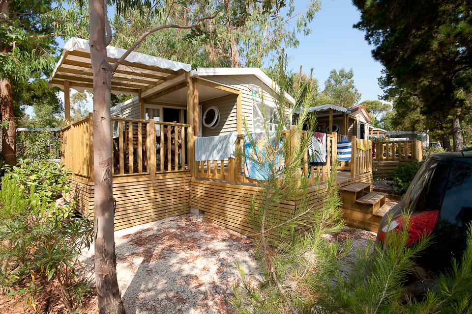 Camping parc aquatique Lavandou Location Mobile-home Standing Premium