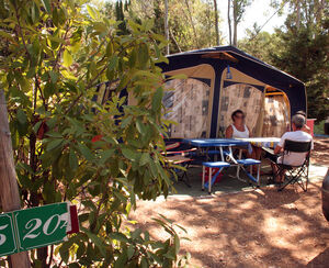 Emplacements ombragés en camping dans le Var 