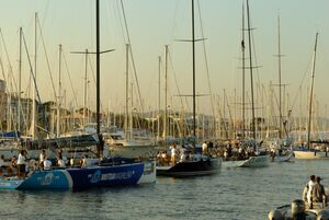 Camping près du port d'Hyères