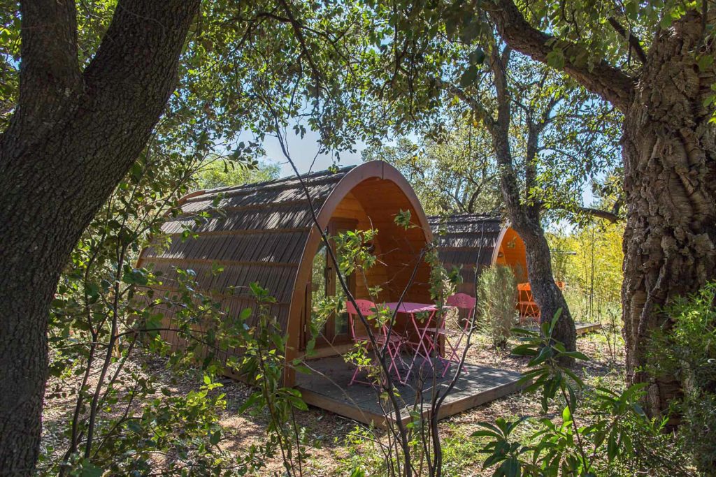 Campez nature et insolite aux Jardins de La Päscalinette ® dans le Var Camping insolite pour 10 personnes dans le Var au Coin des Copains ®