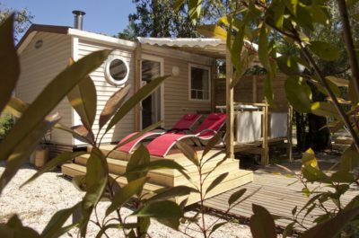 Camping parc aquatique mobile-homes Privilège confort