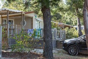Camping Provence Mobile-home famille Parking