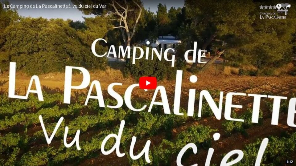 Camping à La Londe vu du ciel