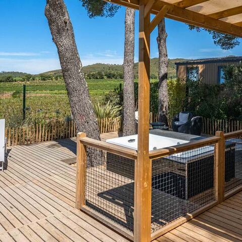 Mobile-home Premium super luxe piscine privée ou spa