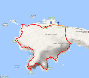 Plan du sentier du littoral