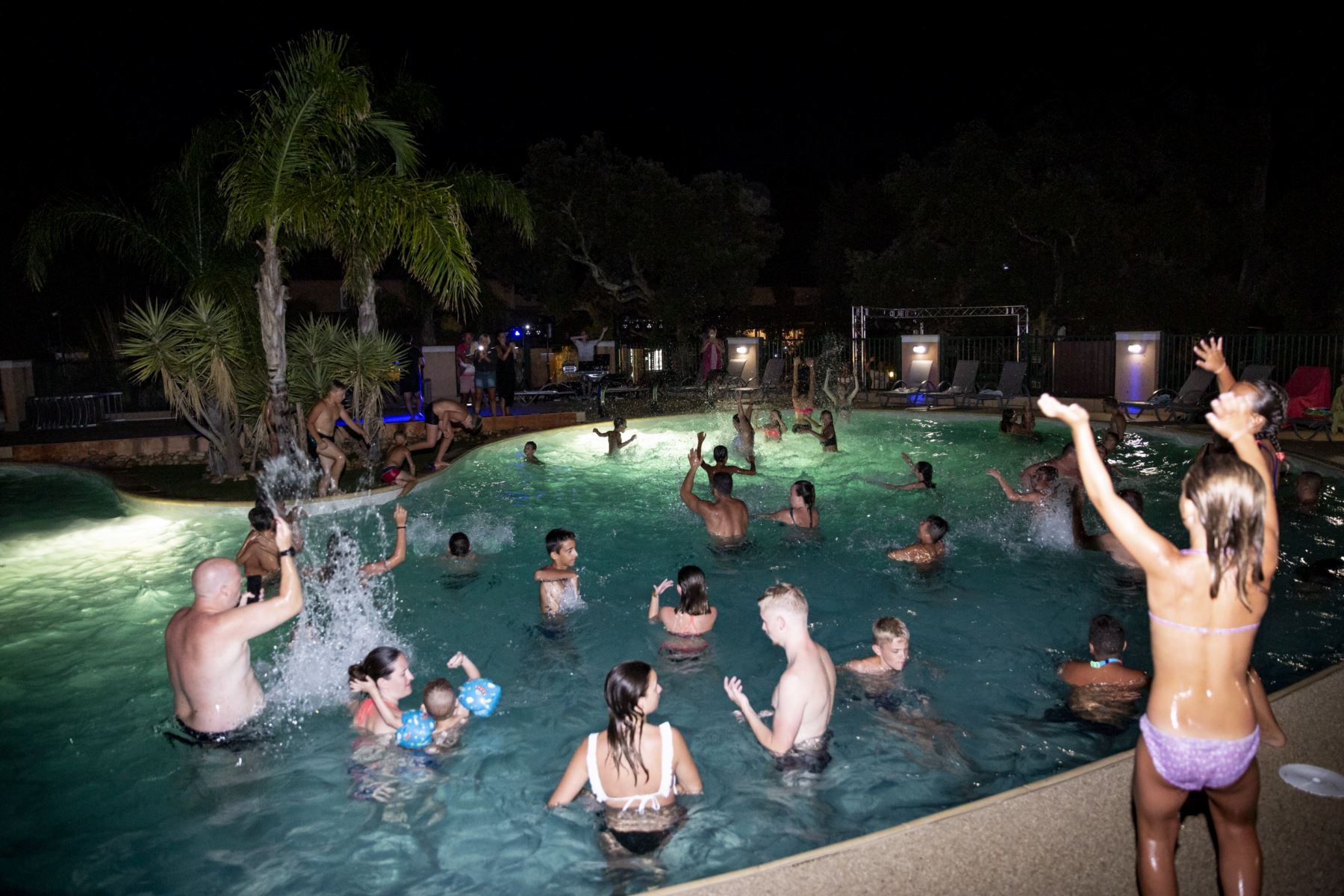Camping Parc aquatique Soirée Animation Convivialité Famille