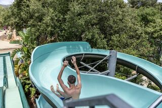 Toboggan Parc aquatique au Camping Var