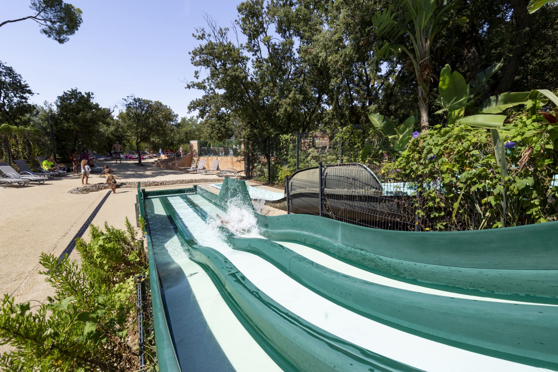Piscine Toboggan Famille Parc aquatique Animation