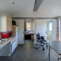 PRM adapted mobile home at our campsite PRM adapted mobile home