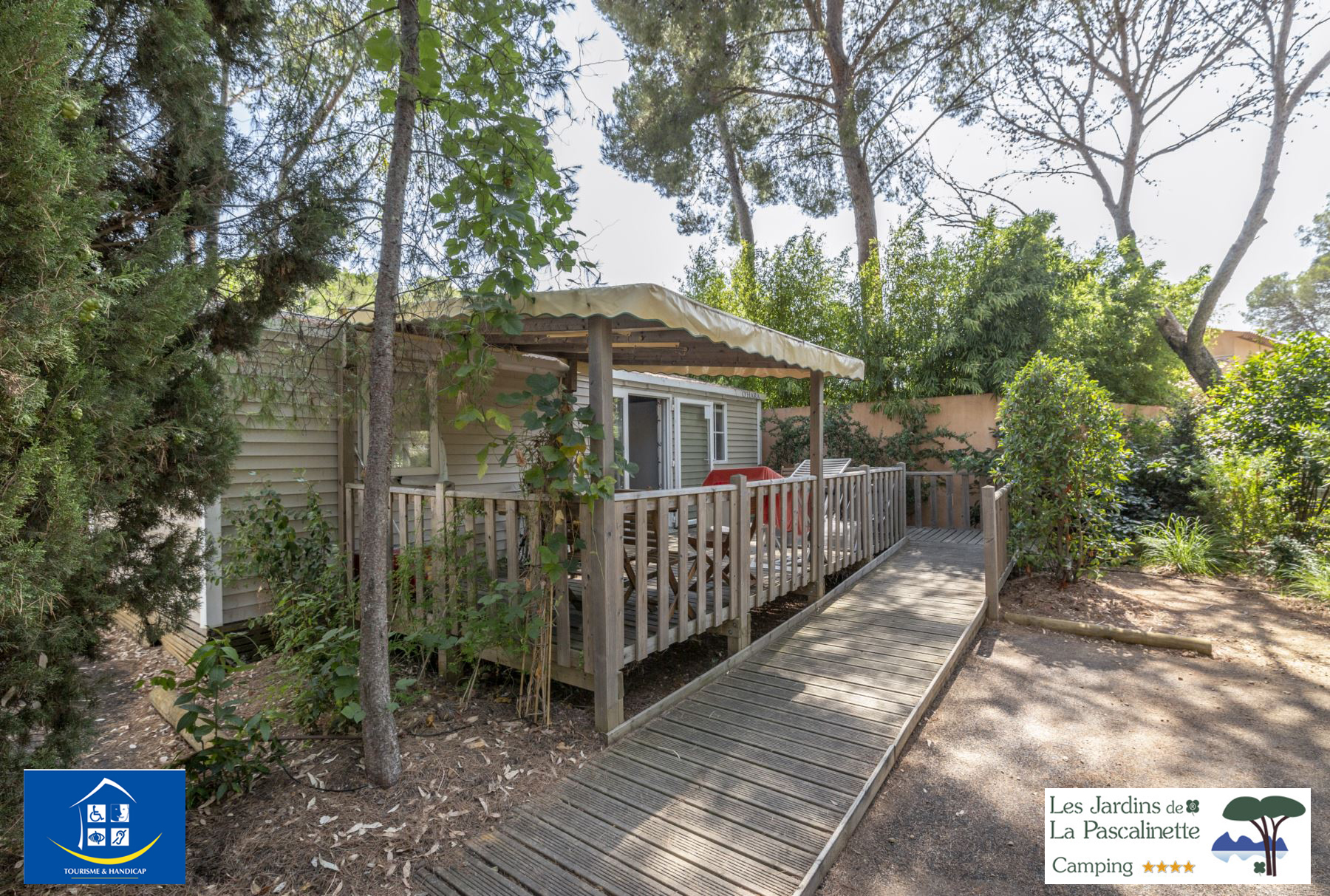 Camping PMR Var (Personnes à Mobilité Réduite) pour fauteuil roulant