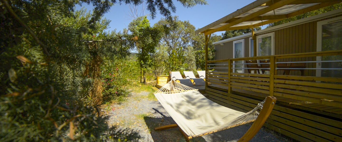Camping mobile-home Luxe super équipé près d'Hyères