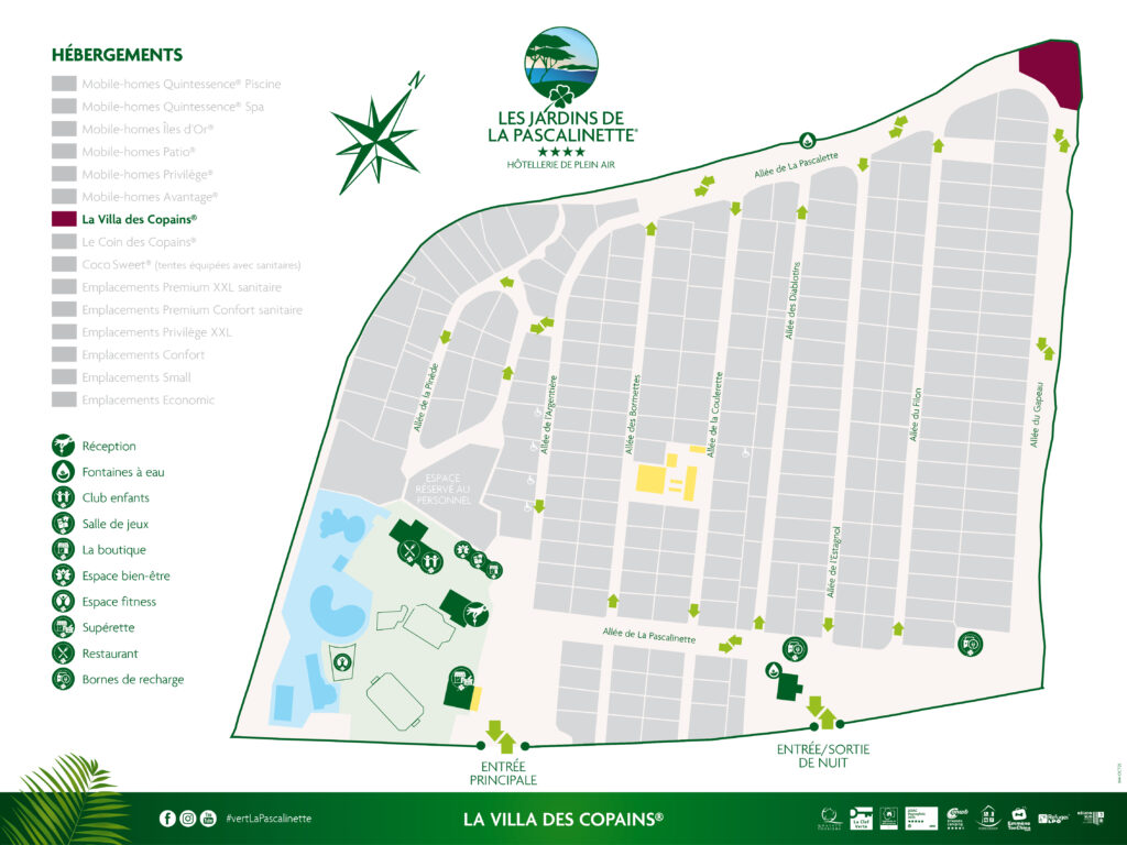 Situation La Villa des Copains® Premium