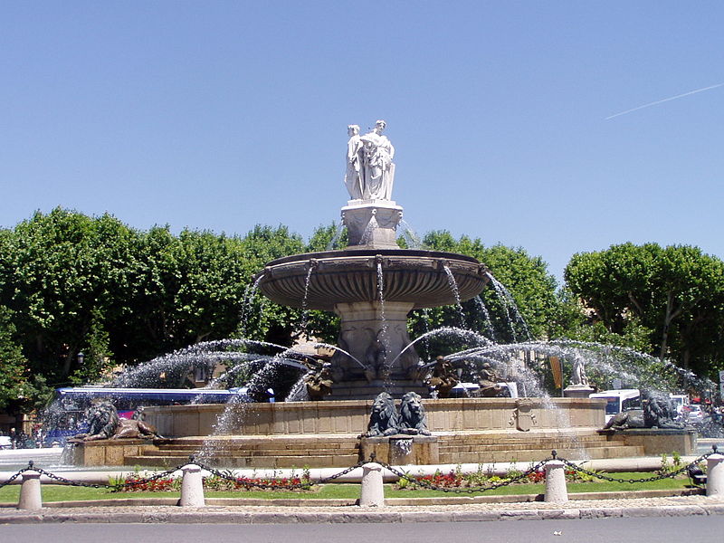 Fontaine de la Rotonde à Aix-en-Provence