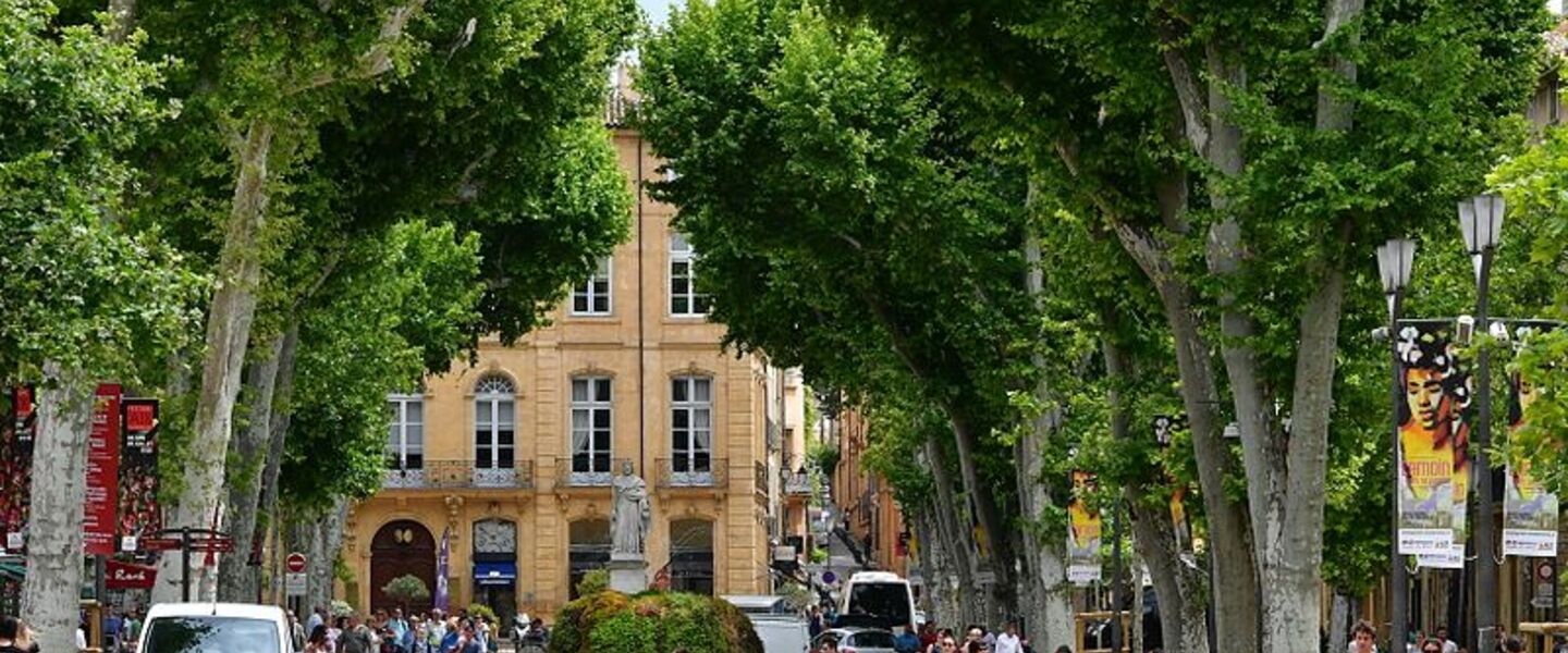 Visite Aix en Provence Cour Mirabeau