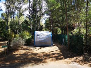 Emplacement pour tente ou caravane en camping 4 étoiles à la Londe