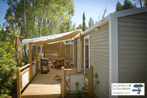Mobile-home Premium avec air conditionné en camping 4 étoiles dans le Var