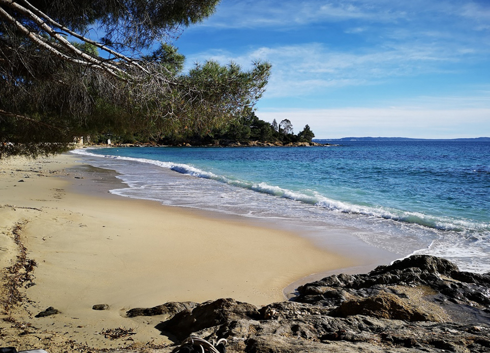 Les plages du Lavandou.