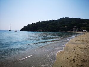 Calme et dépaysement sur la plage de Pramousquier