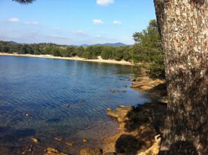 Crique Littoral de Giens près de Hyères