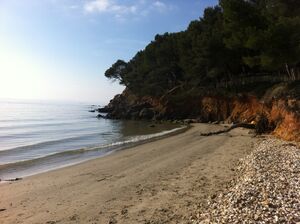 Plage du sentier du littoral de Giens