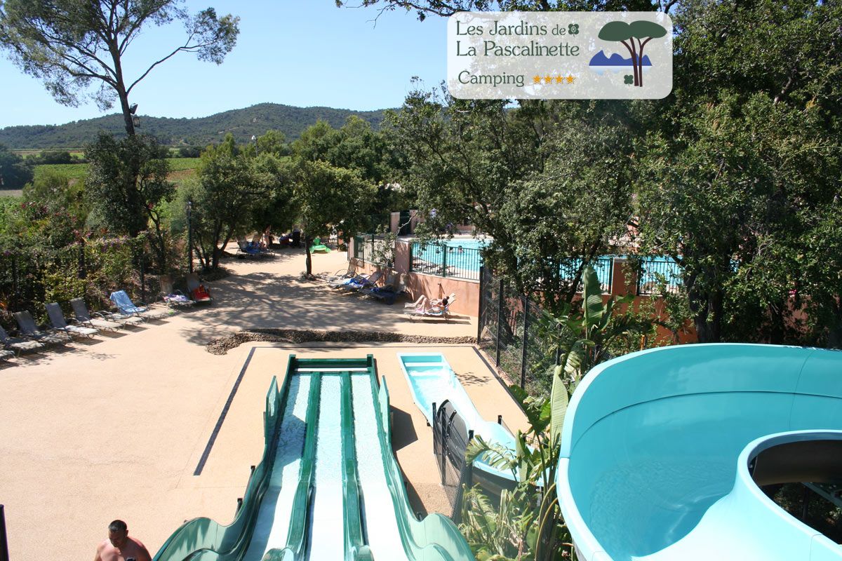 Camping Bormes-les-Mimosas Parc aquatiques Piscine chauffée Solarium Jacuzzi Spa