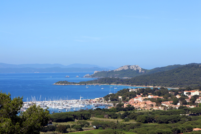 Blick auf die Inseln von Hyères