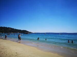 Une plage du camping var La Pascalinette
