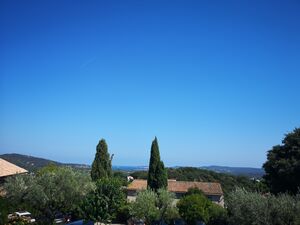 Vue depuis Grimaud en Provence