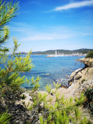A natural cove in Giens, Var, French Riviera-Côte d'Azur