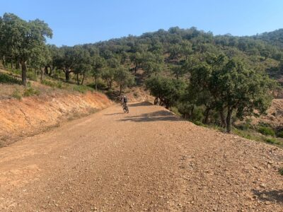 The Massif des Maures hills on an electric bike