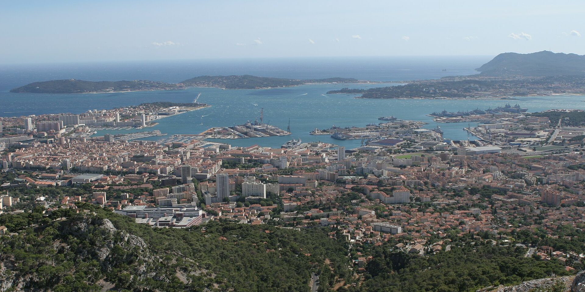 Mer et montagne à Toulon dans le Var