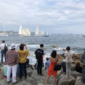 Course de bateaux dans le golfe de Saint-Tropez