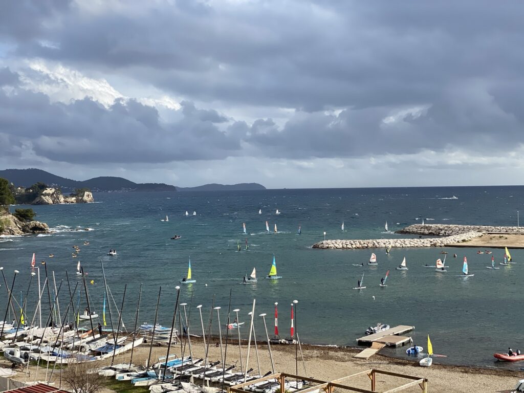 Coast of Toulon. Mourillon beaches for a family day out in Toulon.