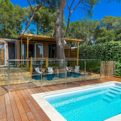 Mobile-home Premium super luxe piscine privée ou spa