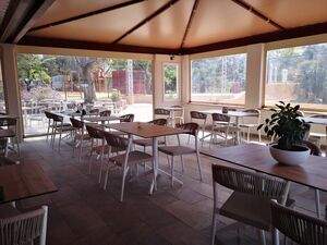 Resto bar lounge en camping bord de mer
