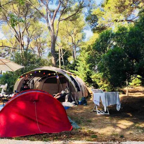 Grands emplacements Premium VIP pour tentes, caravanes et camping-cars