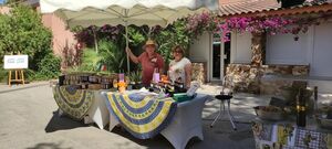 Marché provençal au camping