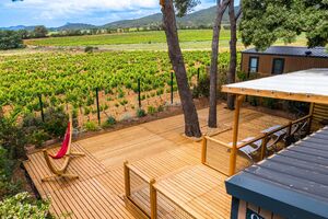 Location mobile-home climatisé camping à la campagne Var