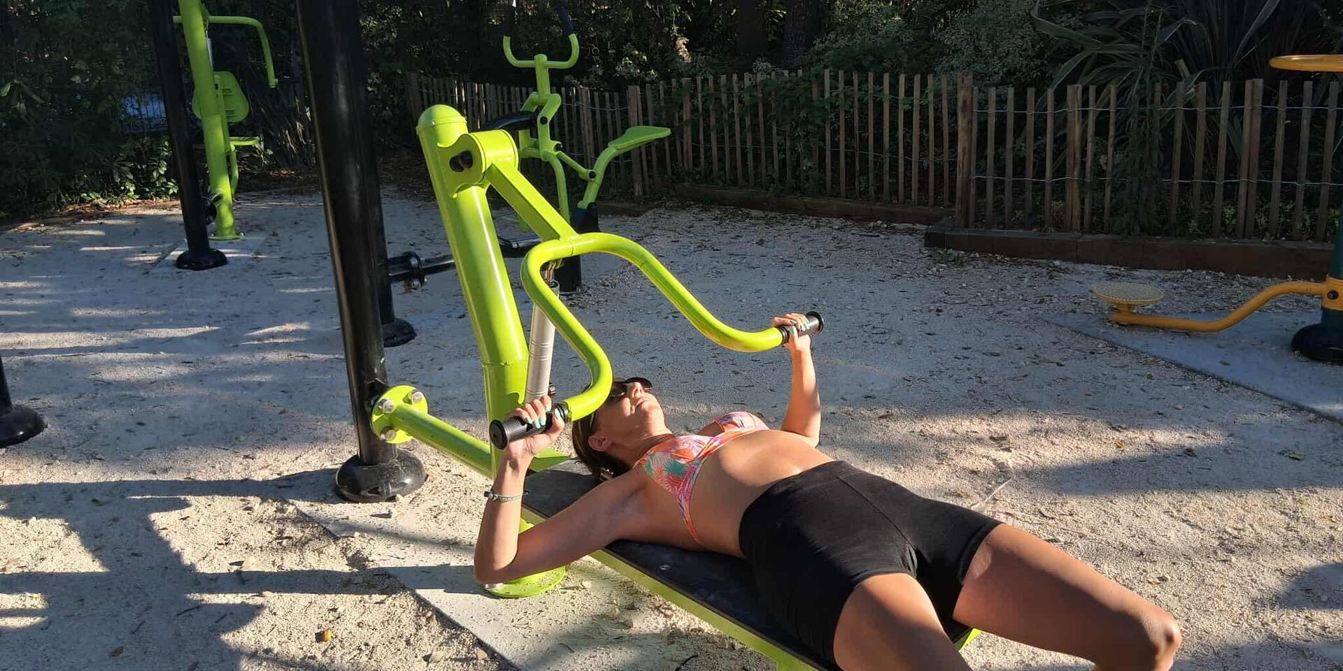 Equipement sportif au camping dans le Var