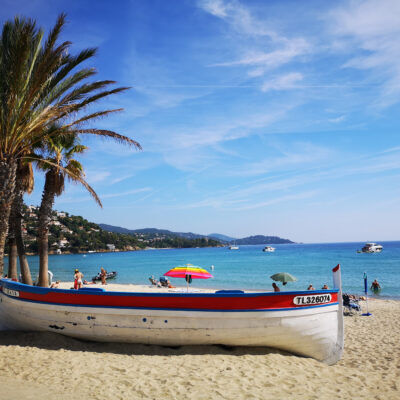 La plage de St clair - le Lavandou
